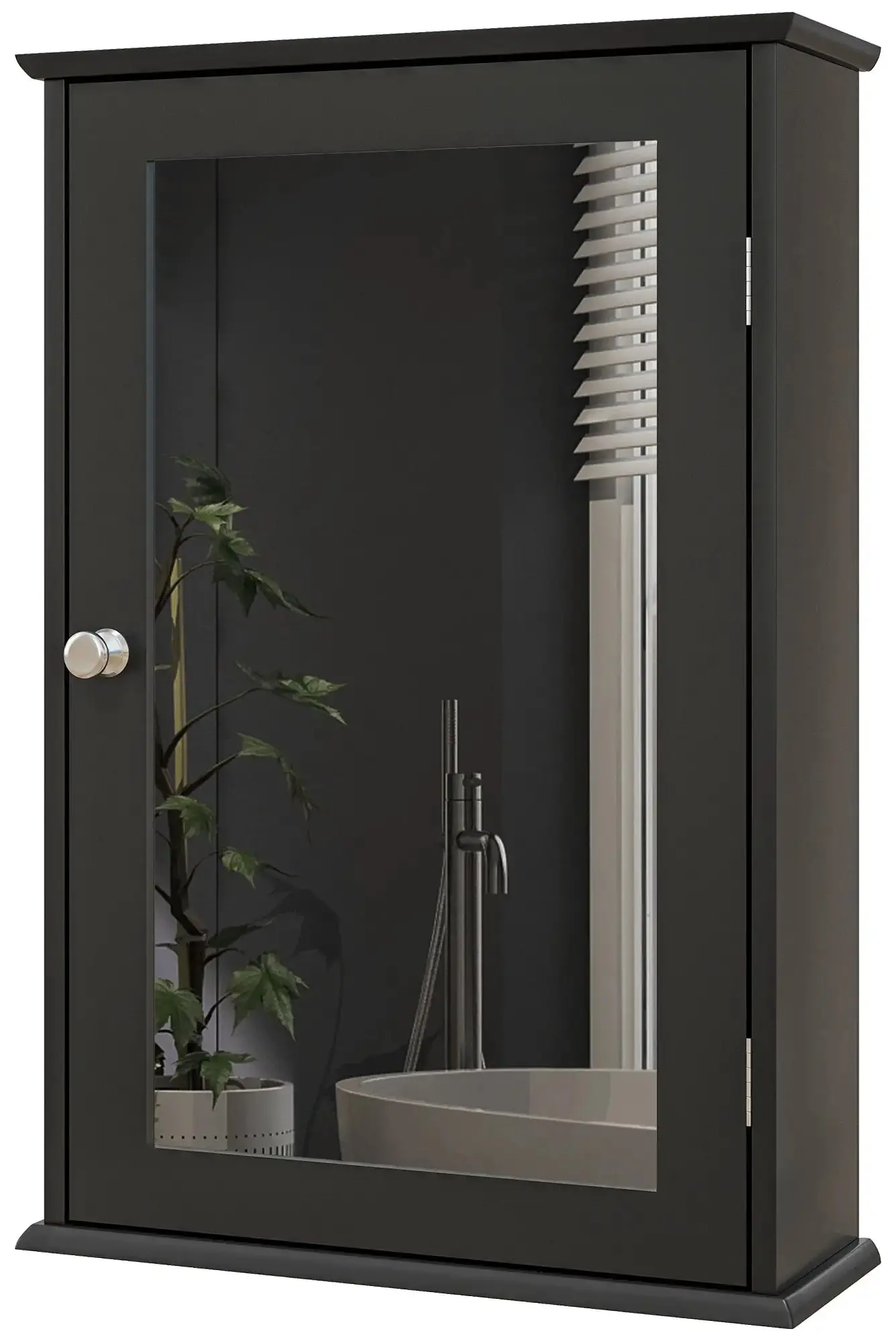 Dulap cu oglinda Kleankin 834-399V80BK (Black) - 3