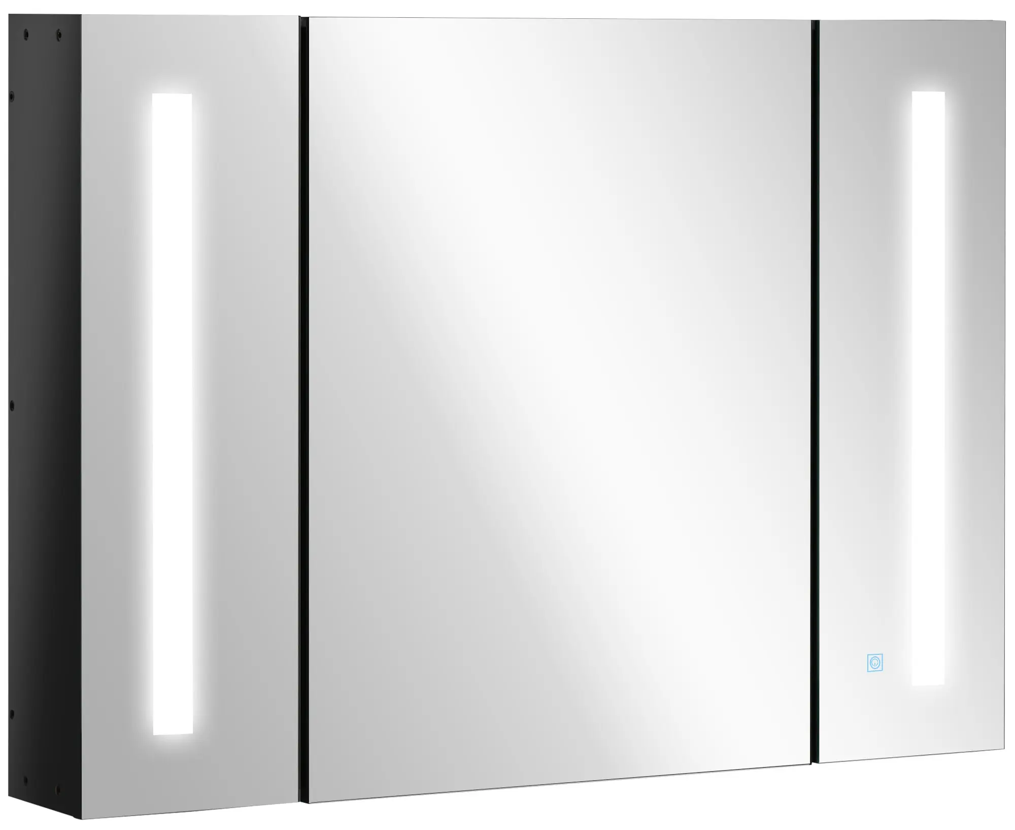 Dulap cu oglinda Kleankin 834-416BK LED (Black) - 2