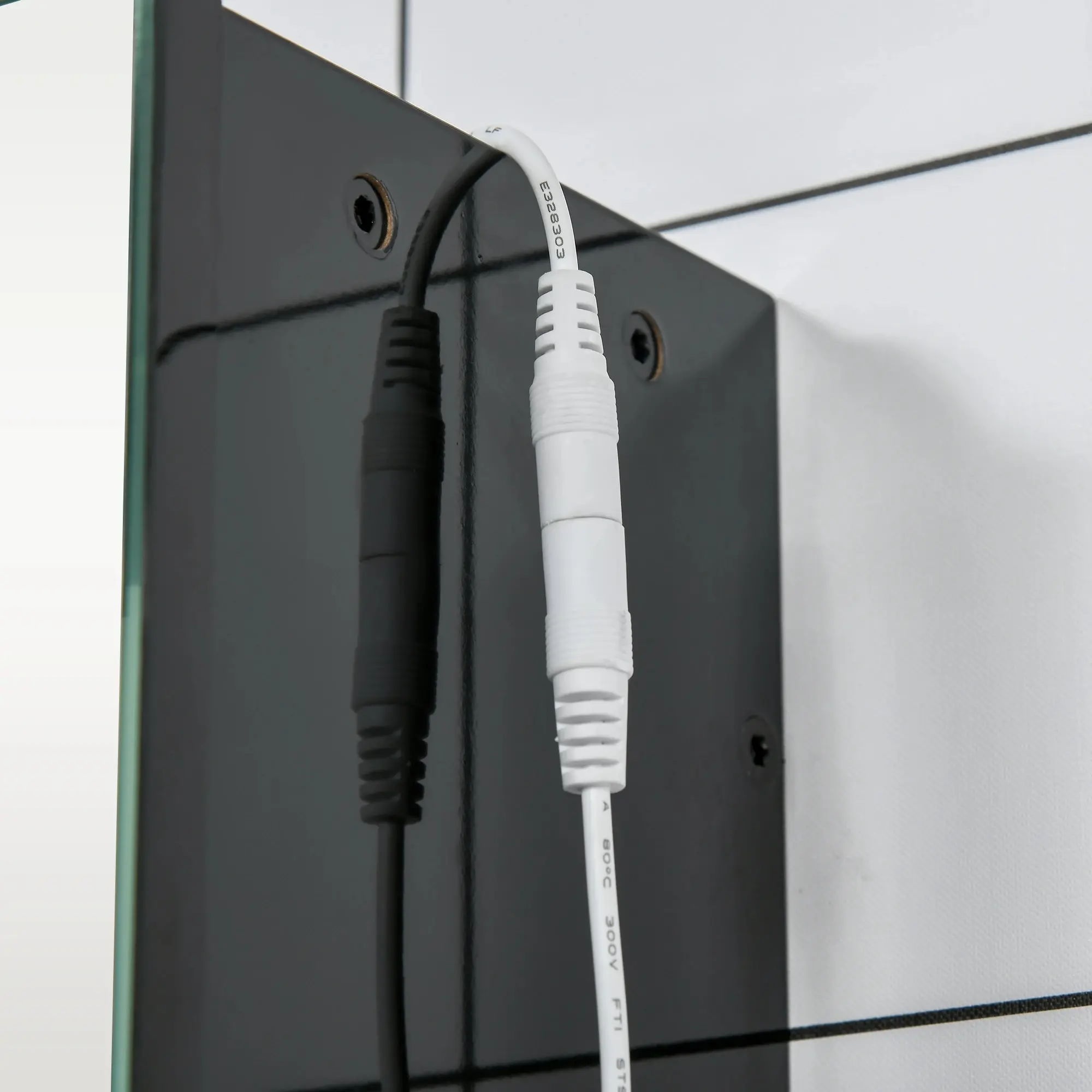 Dulap cu oglinda Kleankin 834-416BK LED (Black) - 10