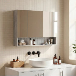 Dulap cu oglinda Kleankin 834-425GY (Grey)