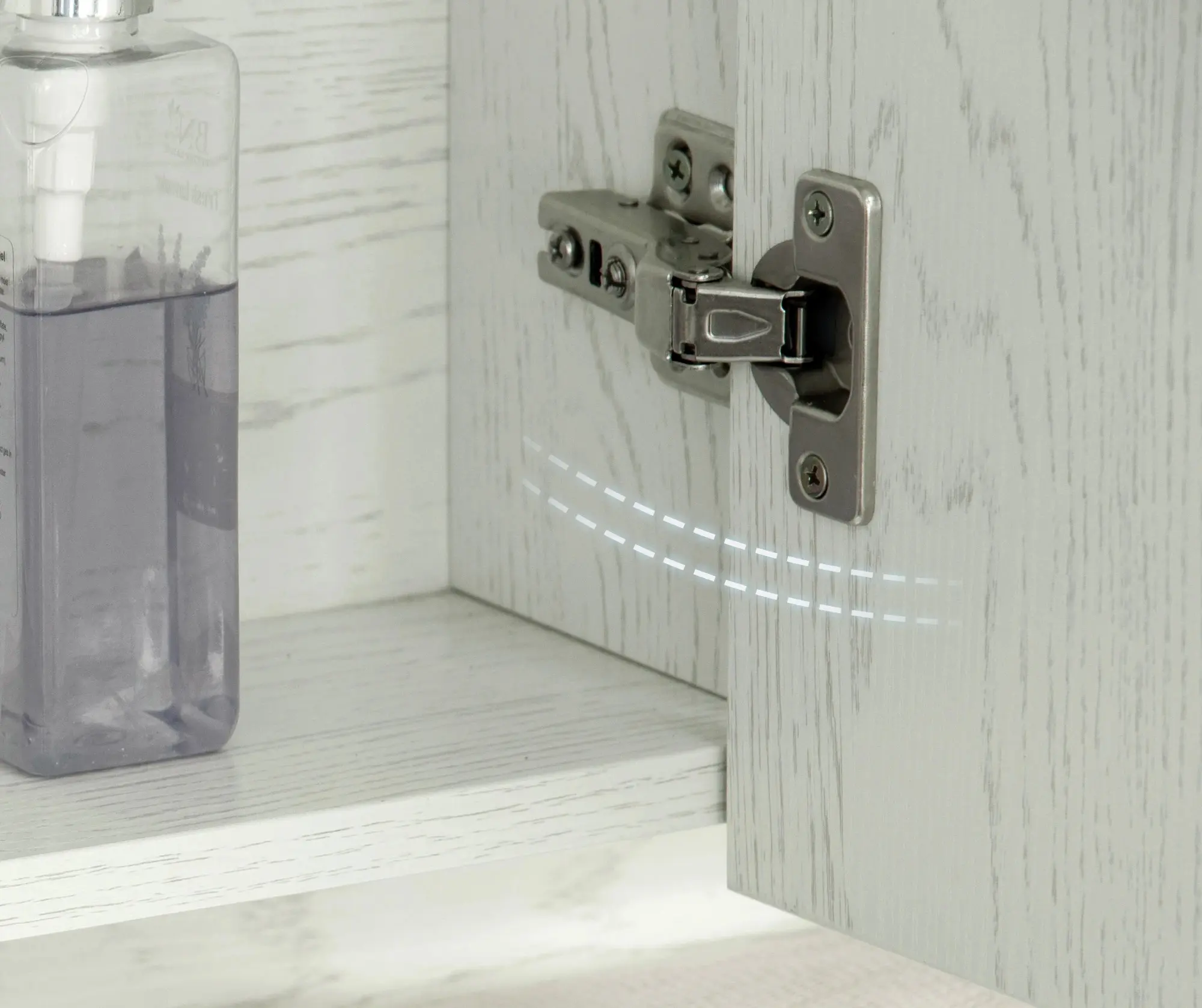 Dulap cu oglinda Kleankin 834-425WT (White) - 6