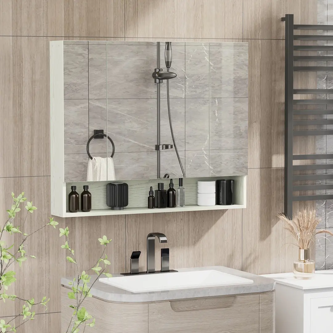 Dulap cu oglinda Kleankin 834-425WT (White)