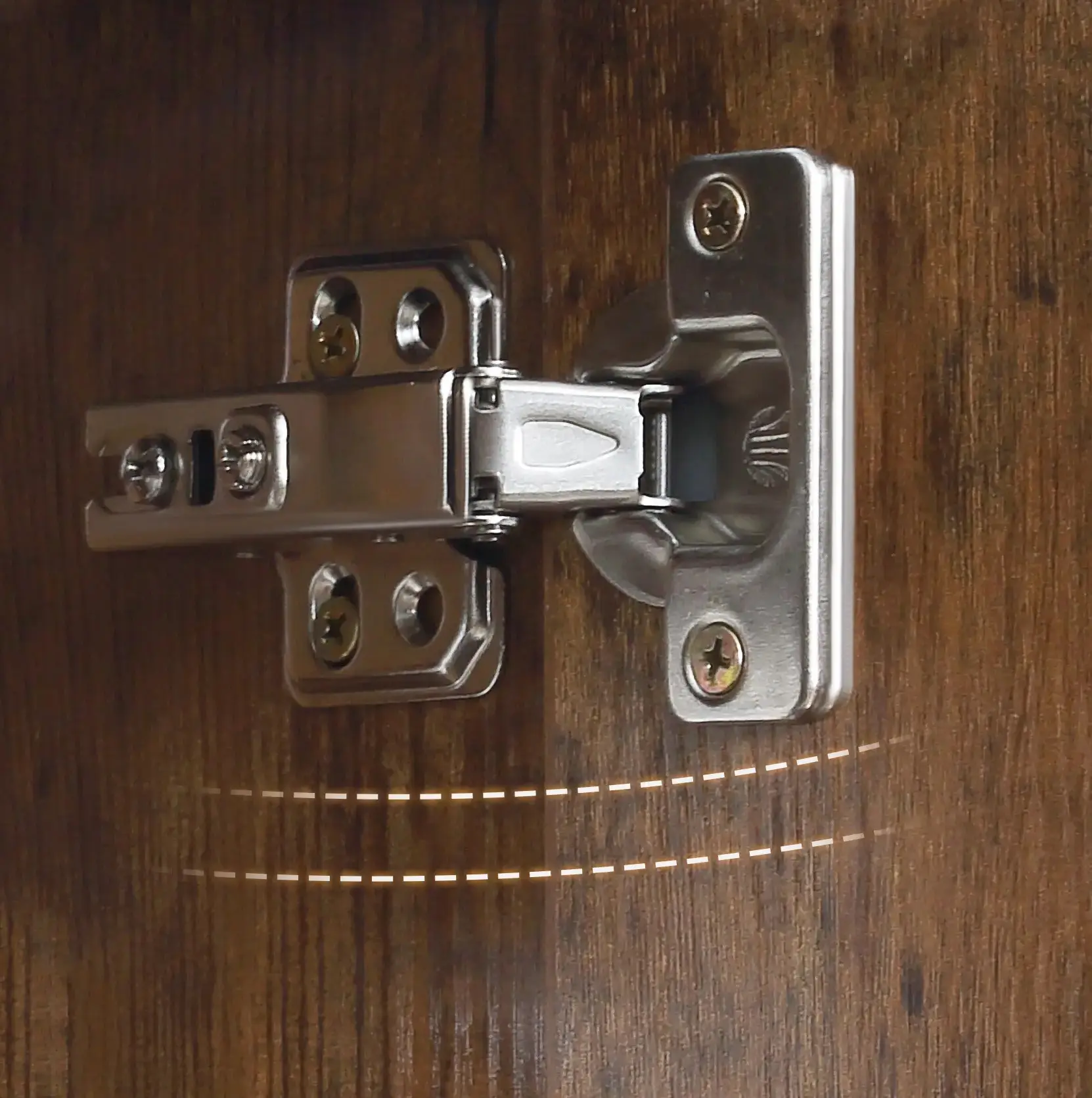 Dulap cu oglinda Kleankin 834-442 LED (Brown) - 5