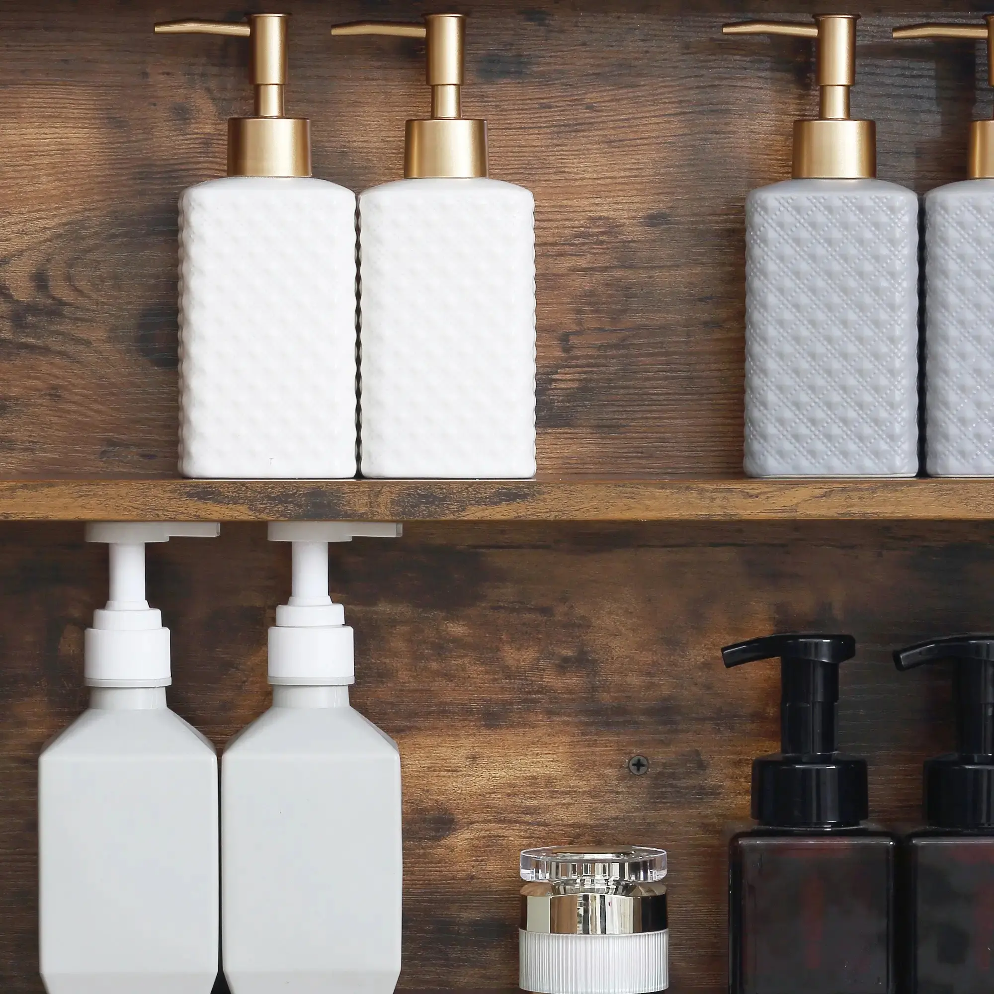 Dulap cu oglinda Kleankin 834-442 LED (Brown) - 6