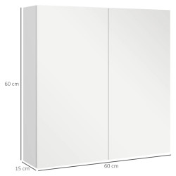 Dulap cu oglinda Kleankin 834-629V80WT (White) Thumb
