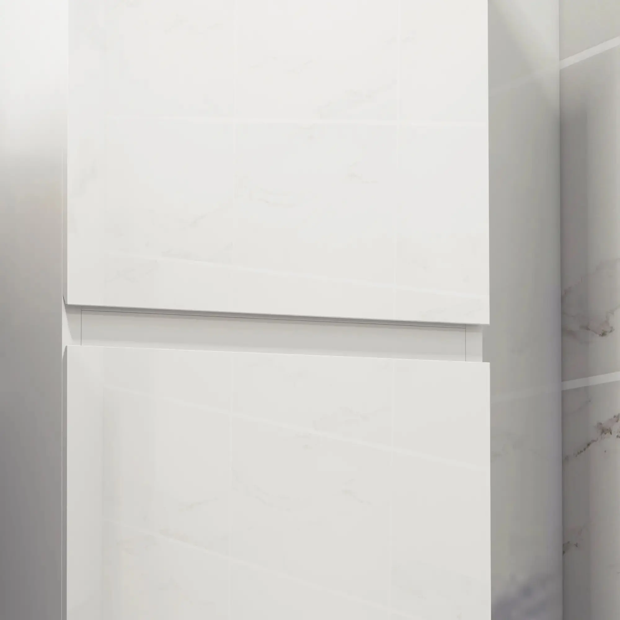 Шкафчик для ванной Kleankin 834-640V00WT (White Gloss) - 5
