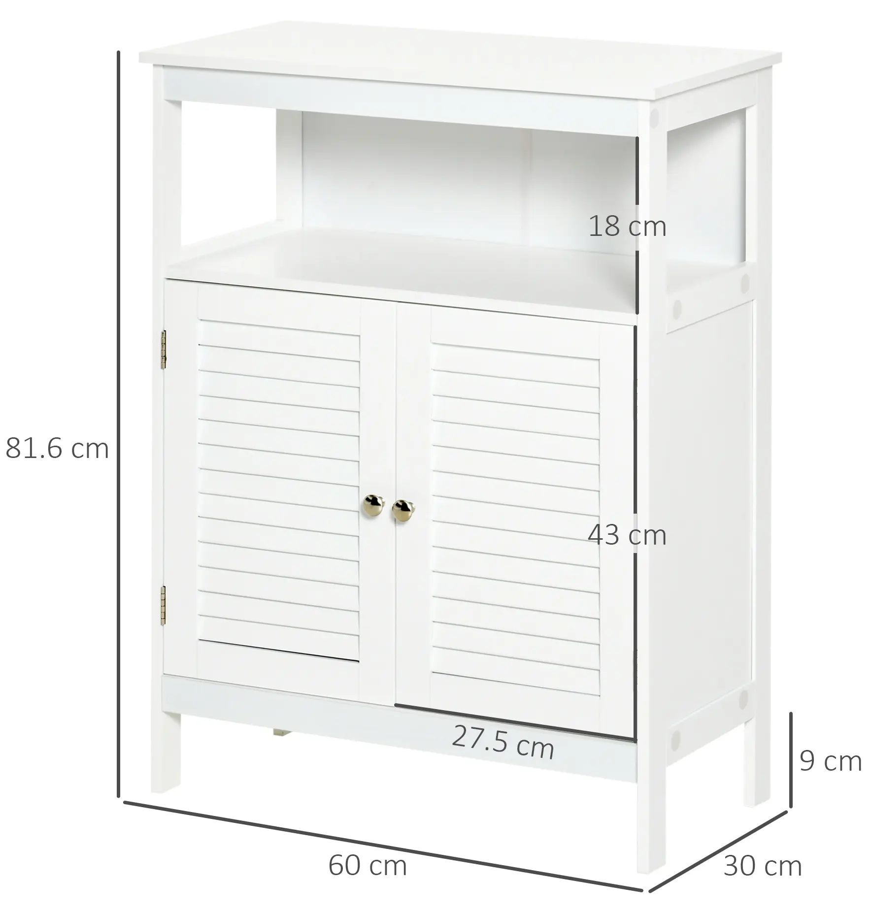 Dulap mic Kleankin 834-217 (White) - 8