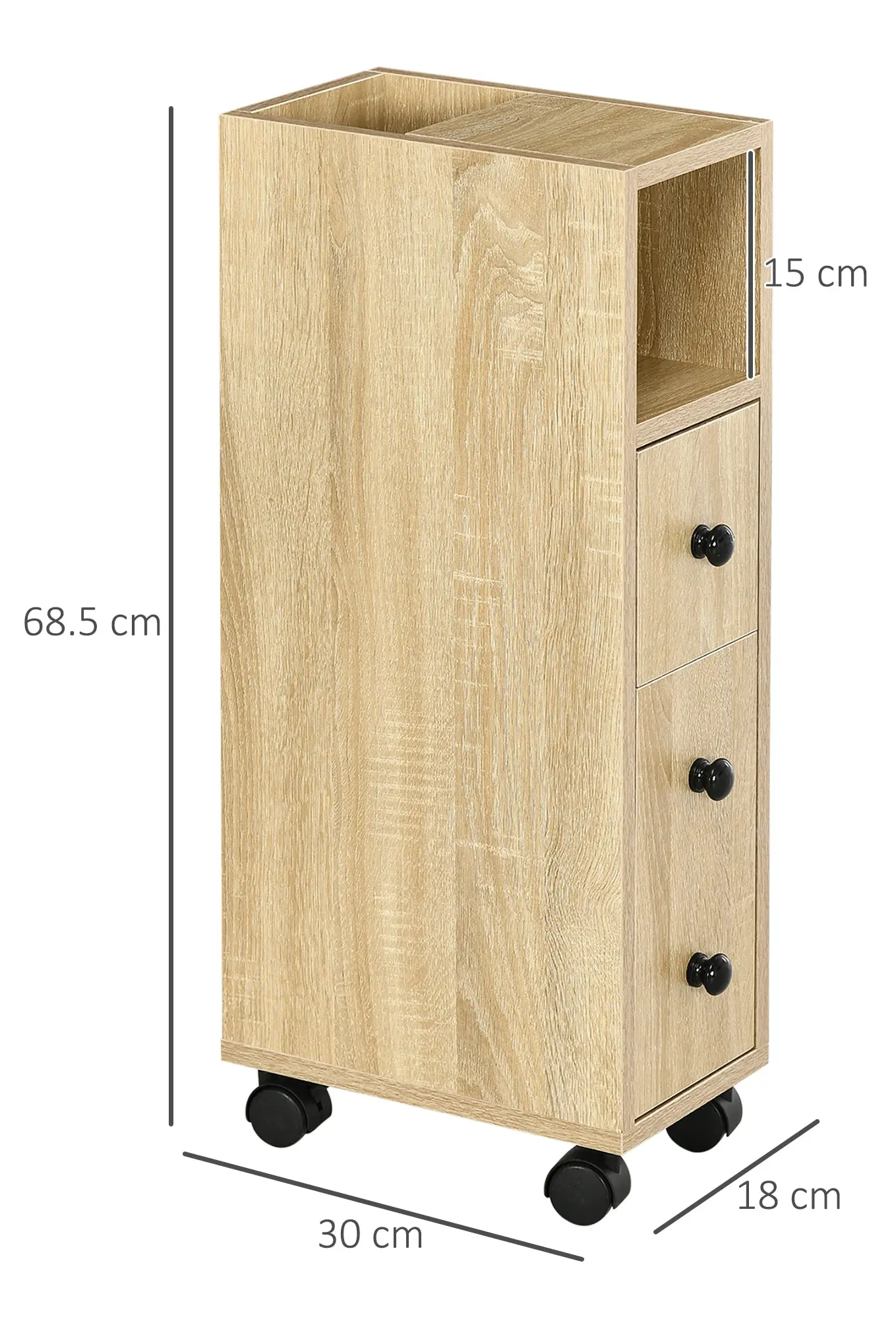Шкафчик Kleankin 834-256AK (Oak) - 4