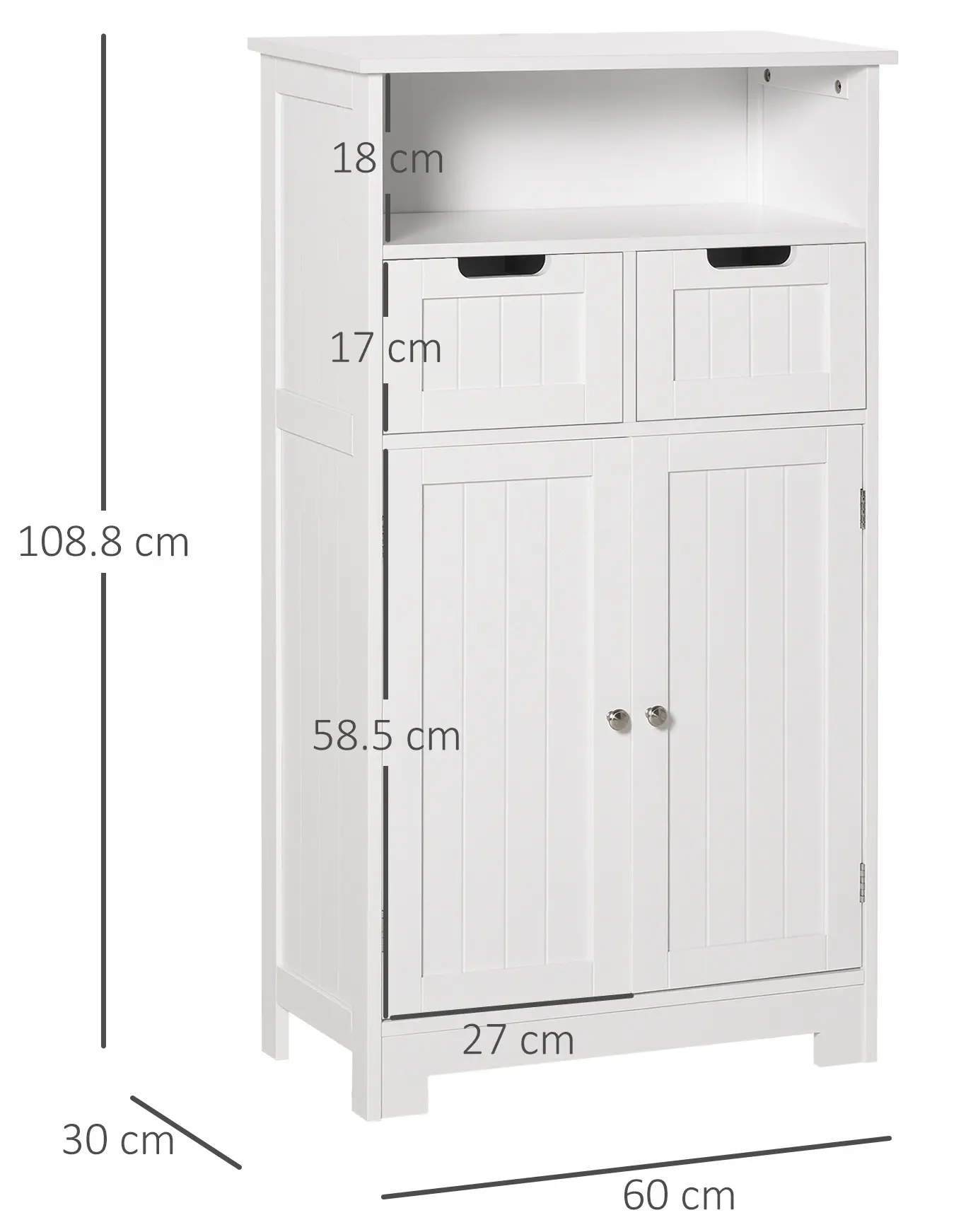 Dulap mic Kleankin 834-302 (White) - 4