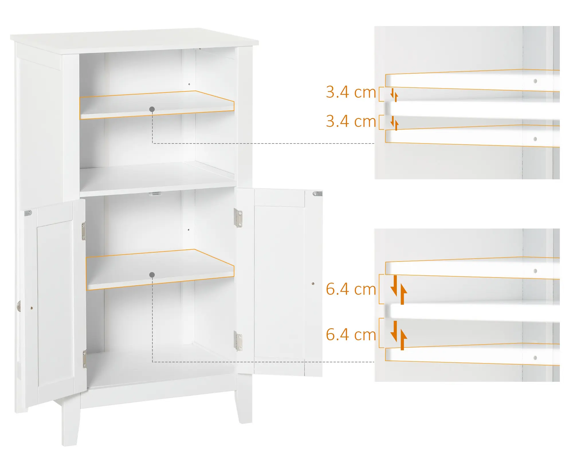 Dulap mic Kleankin 834-311 (White) - 4