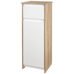 Шкафчик Kleankin 834-317 (White/Natural) Thumb