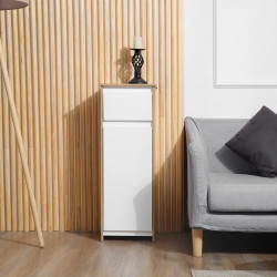 Шкафчик Kleankin 834-317 (White/Natural) Thumb