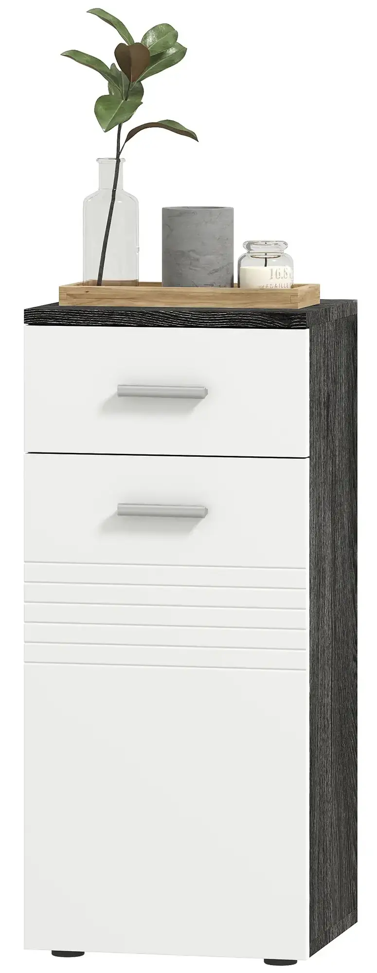 Шкафчик Kleankin 834-372V00MX (White/Black) - 2