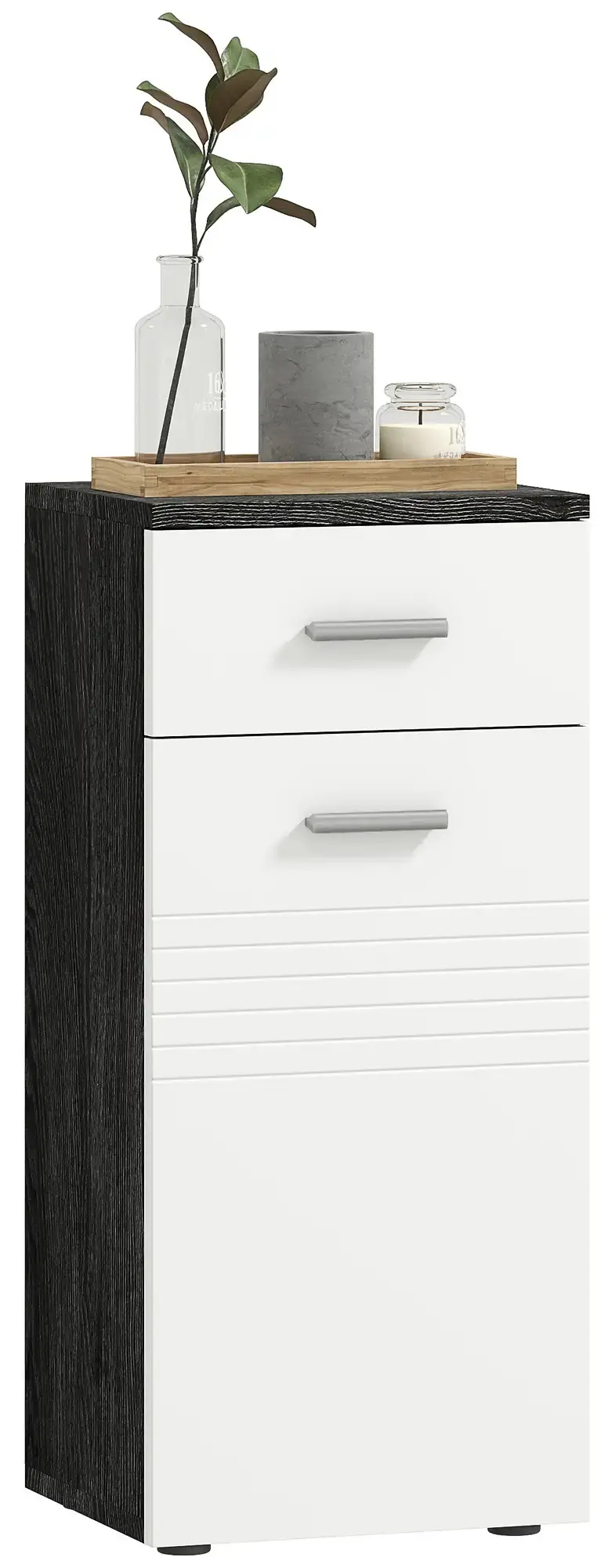 Шкафчик Kleankin 834-372V00MX (White/Black) - 3