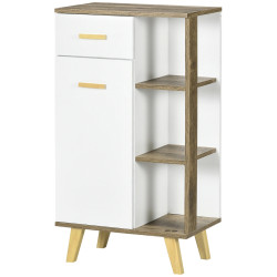 Шкафчик Kleankin 834-398 (White/Natural) Thumb