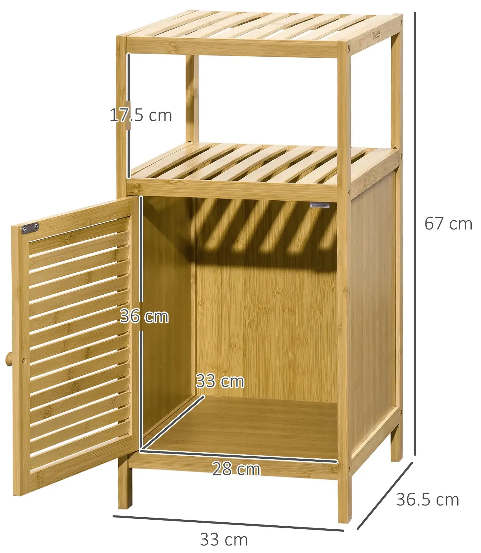 Dulap mic Kleankin 834-523V00ND (Natural) - 4