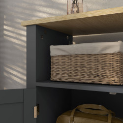 Шкафчик Kleankin 834-578V00CG (Grey/Natural) Thumb