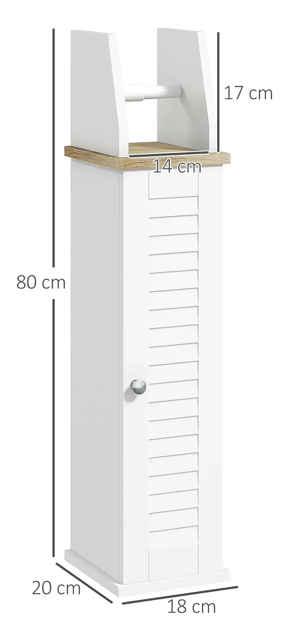 Шкафчик Kleankin 834-611V80WT (White) - 4