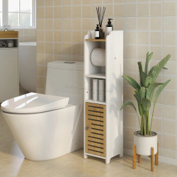 Шкафчик Kleankin 834-624V00WT (White/Natural)