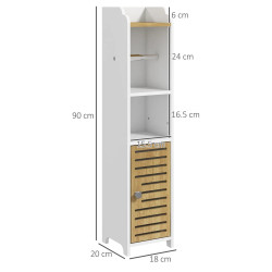 Шкафчик Kleankin 834-624V00WT (White/Natural) Thumb