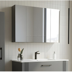 Dulap cu oglinda Orka Bari 100 (Anthracite)