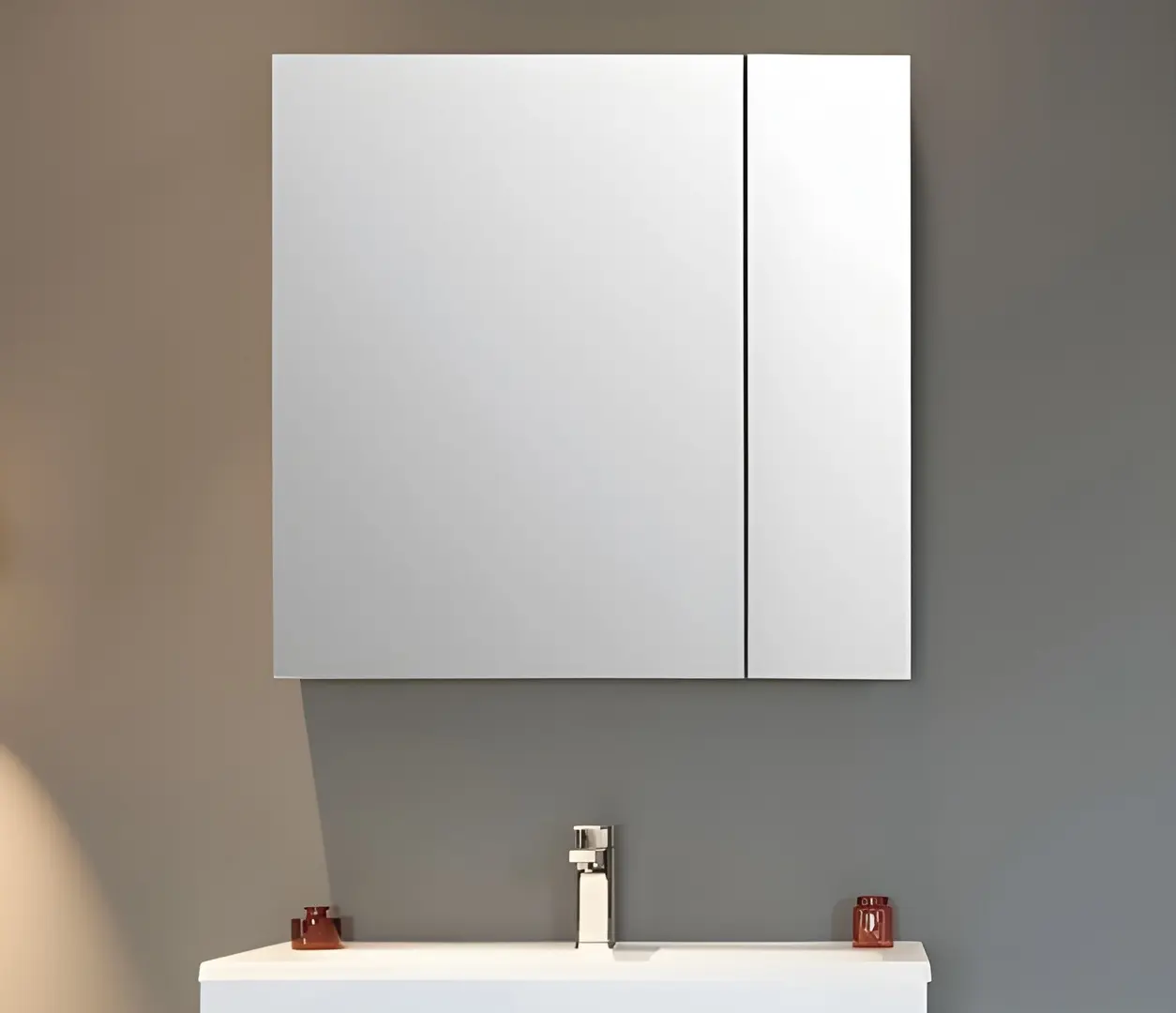 Dulap cu oglinda Orka Bari 60 (White)