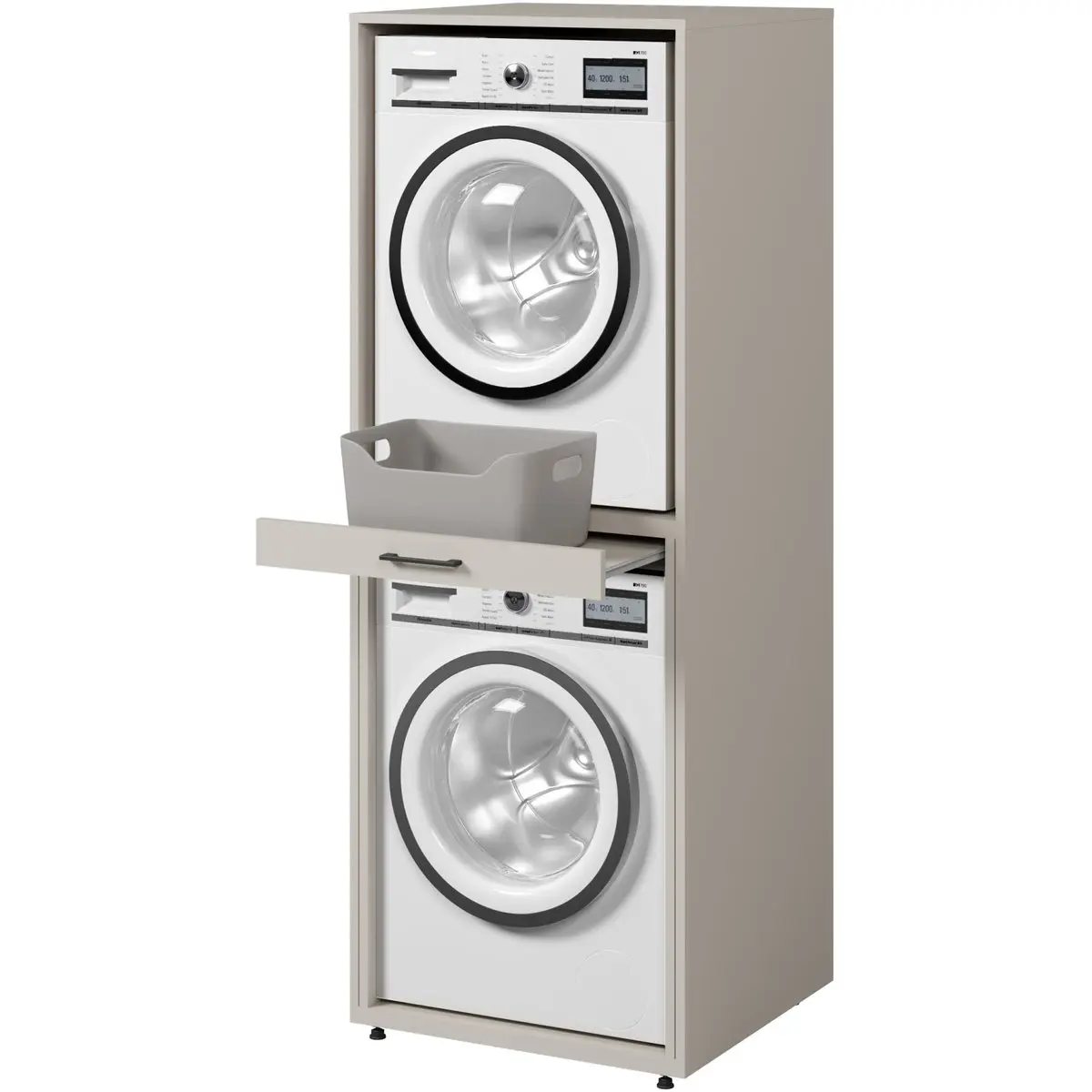 Шкаф для стиральной машины Helvetia AZA 30KSME61 (Cashmere) - 5