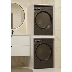 Шкаф для стиральной машины и сушилки TopEshop Pola Twin (White)