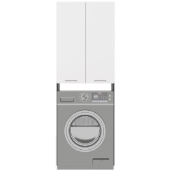 Dulap pentru mașina de spălat TopEshop Pola DD (Anthracite/White) Thumb