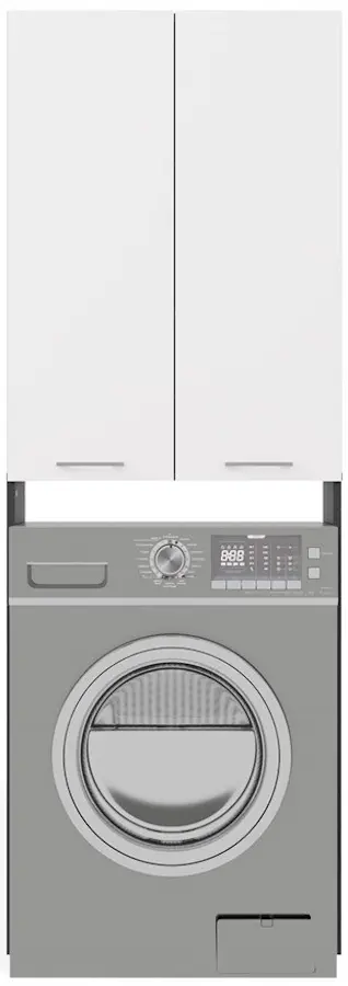 Dulap pentru mașina de spălat TopEshop Pola DD (Anthracite/White) - 3