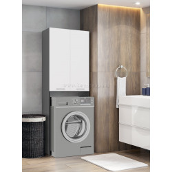Шкаф для стиральной машины TopEshop Pola DD (Anthracite/White)