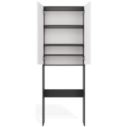 Dulap pentru mașina de spălat TopEshop Pola DD (Anthracite/White) Thumb