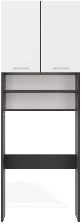 Dulap pentru mașina de spălat TopEshop Pola DK (Anthracite/White) - 3