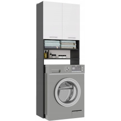Dulap pentru mașina de spălat TopEshop Pola DK (Anthracite/White) Thumb