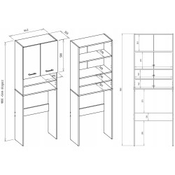 Шкаф для стиральной машины TopEshop Pola DK (Cashmere) Thumb