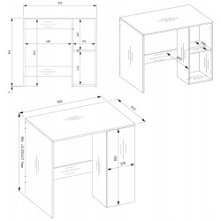 Dulap pentru mașina de spălat TopEshop Pola NP 1D (White) Thumb