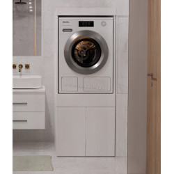 Dulap pentru mașina de spălat TopEshop Pola Twin 1S (White)