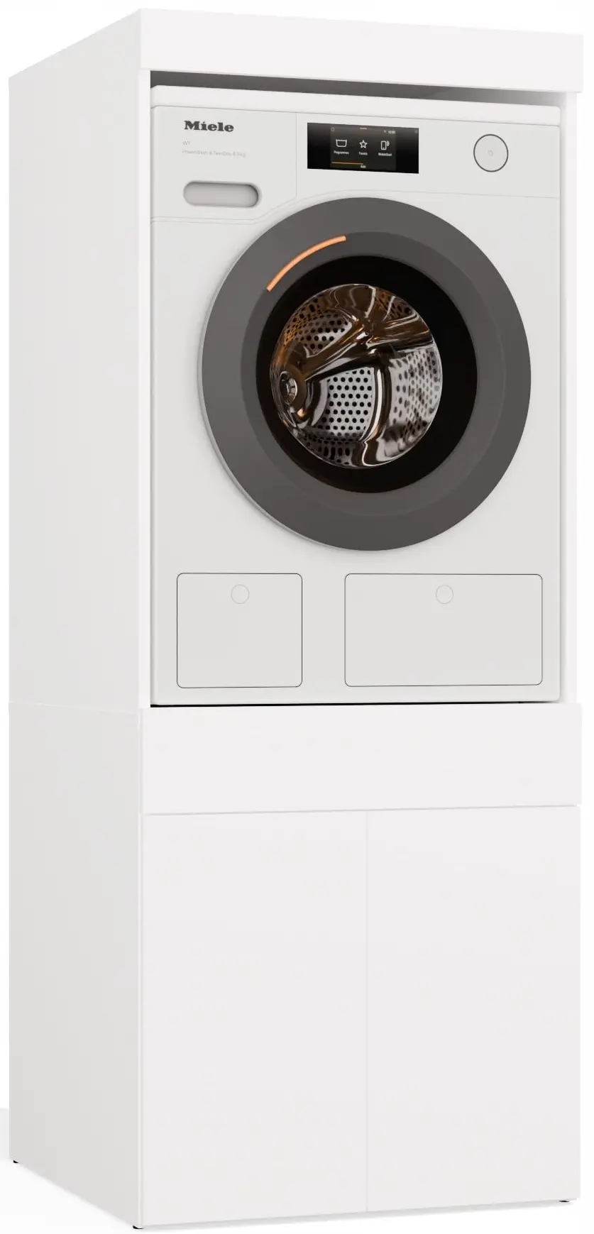 Dulap pentru mașina de spălat TopEshop Pola Twin 1S (White) - 4