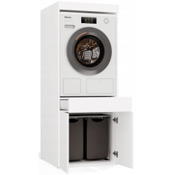 Dulap pentru mașina de spălat TopEshop Pola Twin 1S (White) Thumb