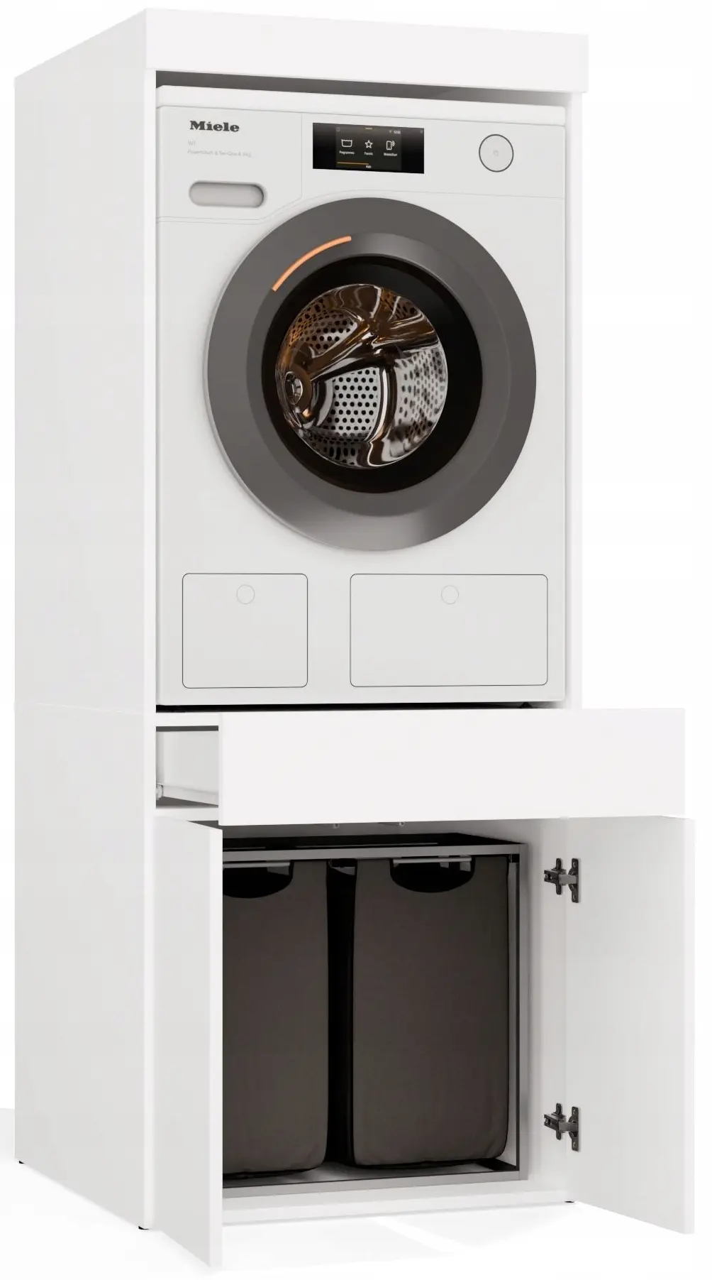 Dulap pentru mașina de spălat TopEshop Pola Twin 1S (White) - 5