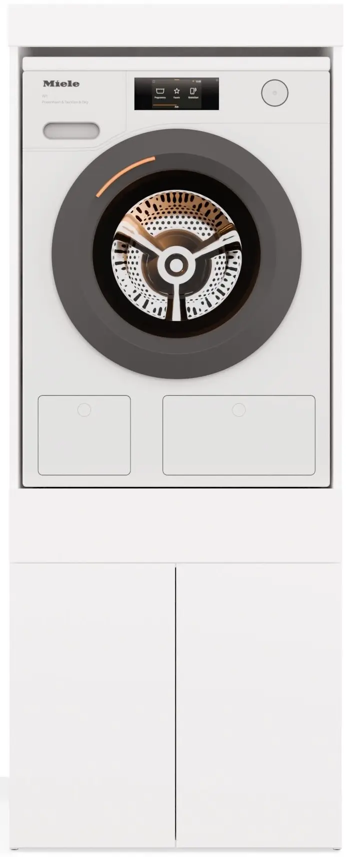 Dulap pentru mașina de spălat TopEshop Pola Twin 1S (White) - 6