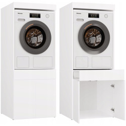 Dulap pentru mașina de spălat TopEshop Pola Twin 1S (White) Thumb