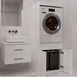 Dulap pentru mașina de spălat TopEshop Pola Twin 1S (White) Thumb