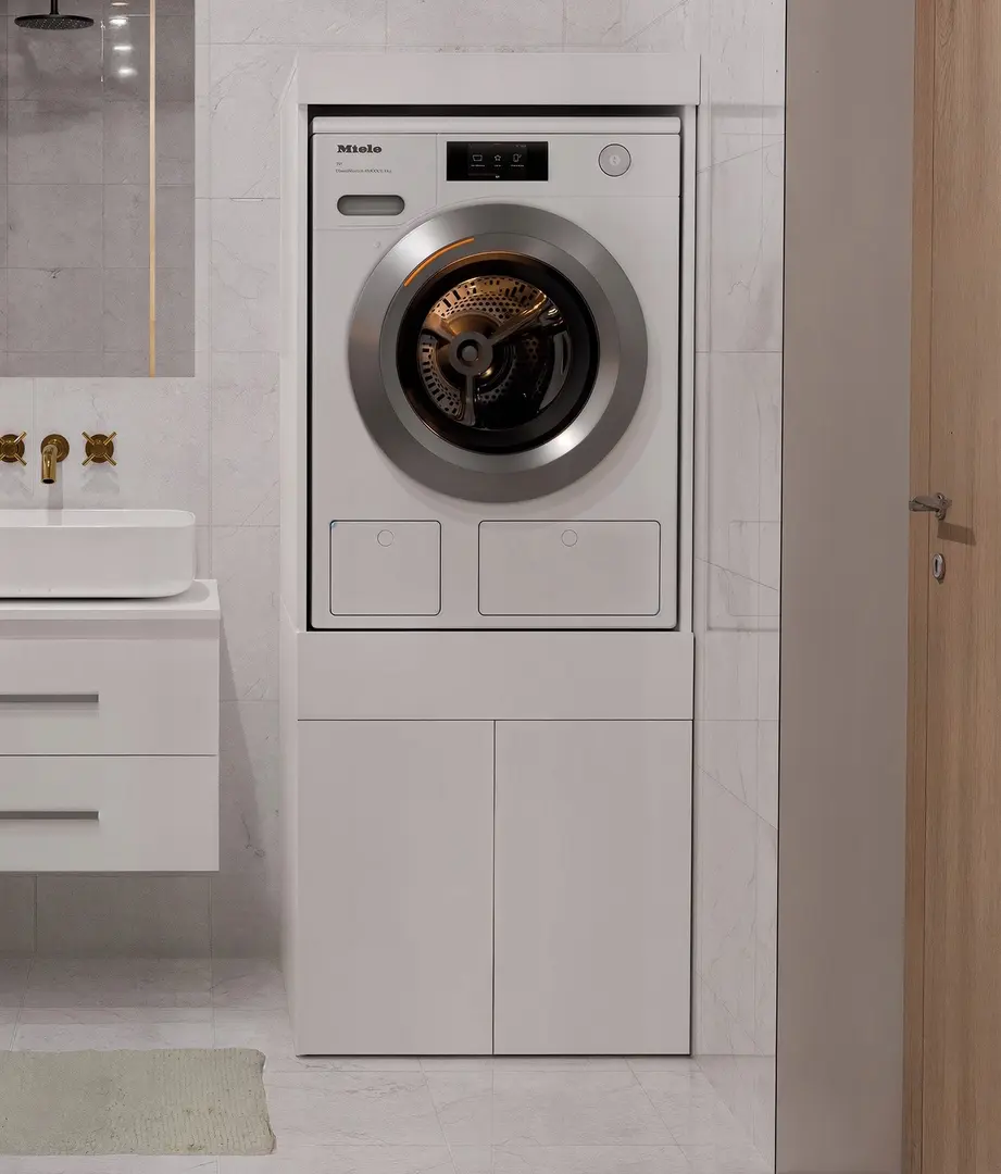 Dulap pentru mașina de spălat TopEshop Pola Twin 1S (White)