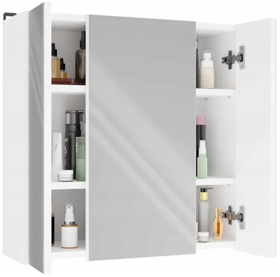 Dulap cu oglinda TopEshop Pola 3L (White) - 5