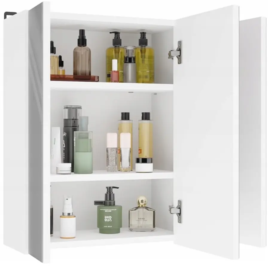 Dulap cu oglinda TopEshop Pola 3L (White) - 6