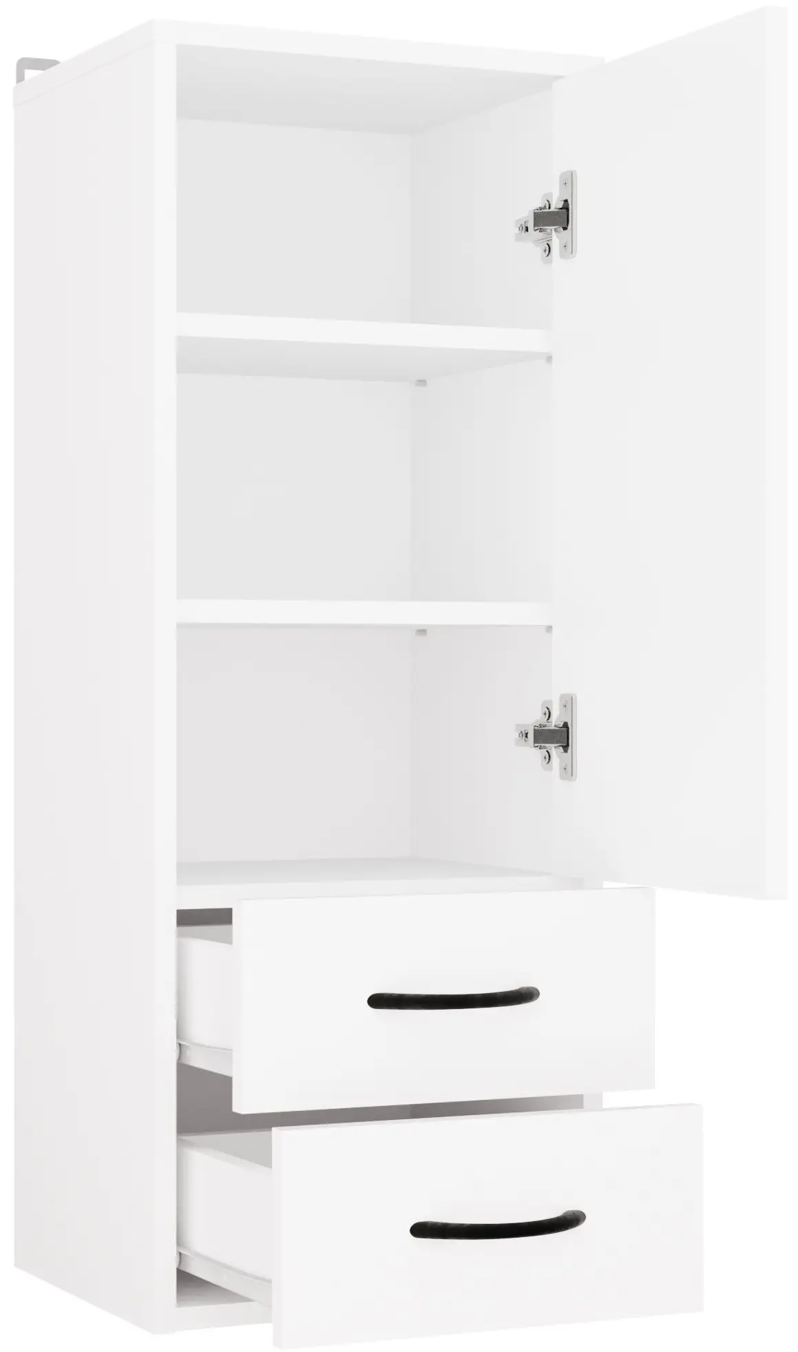 Шкафчик подвесной TopEshop Nina W1D2S (White) - 6