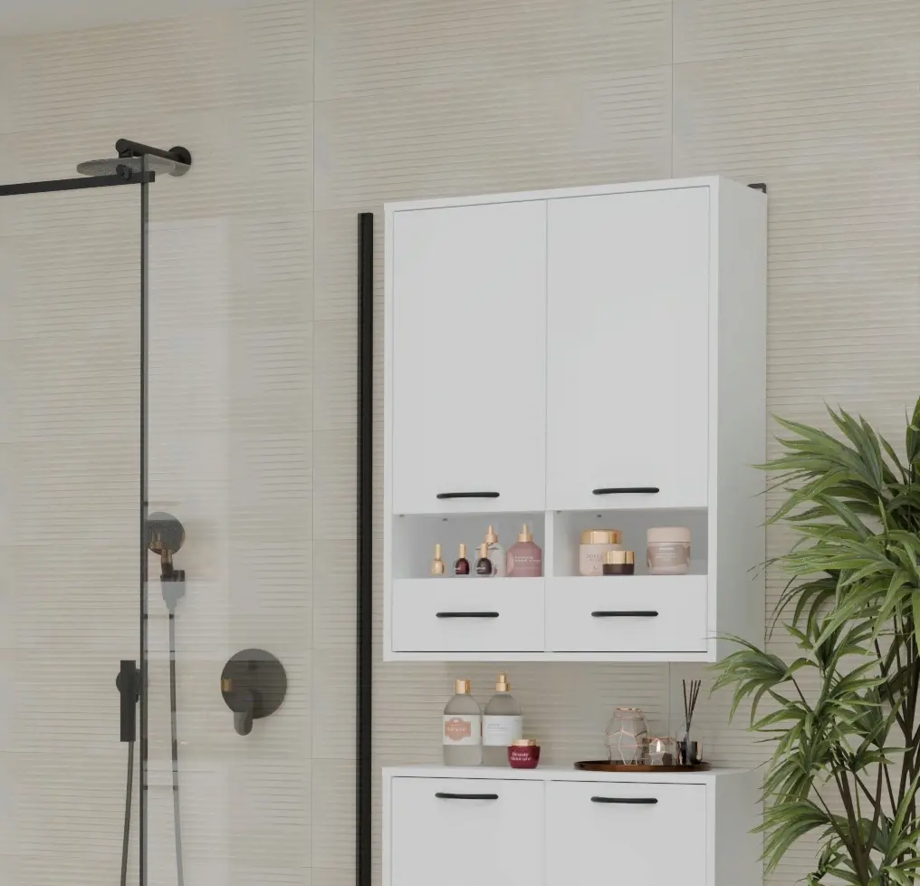 Шкафчик подвесной TopEshop Nina W2D2P2S (White)