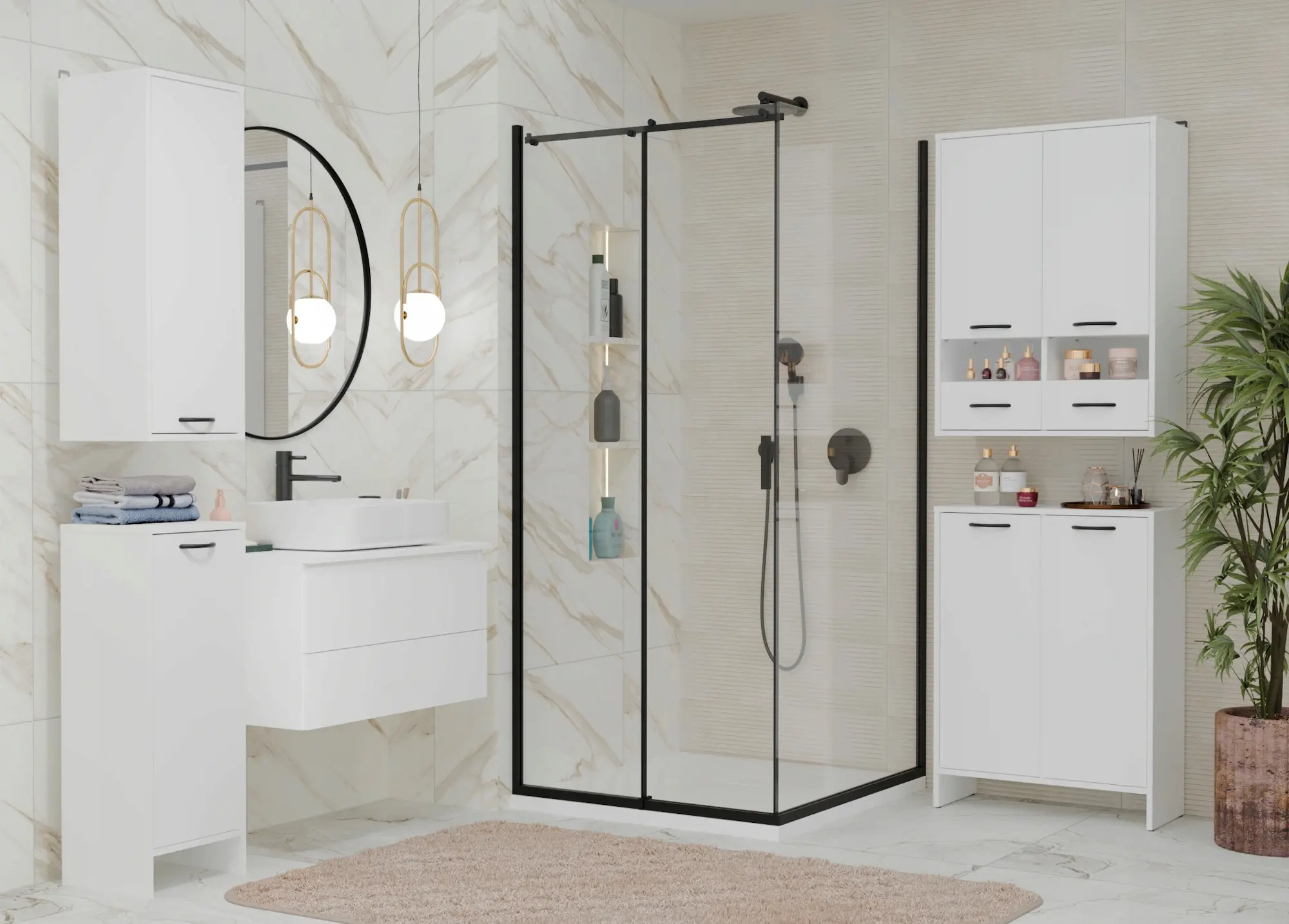 Dulap TopEshop Nina 1D (White) - 2