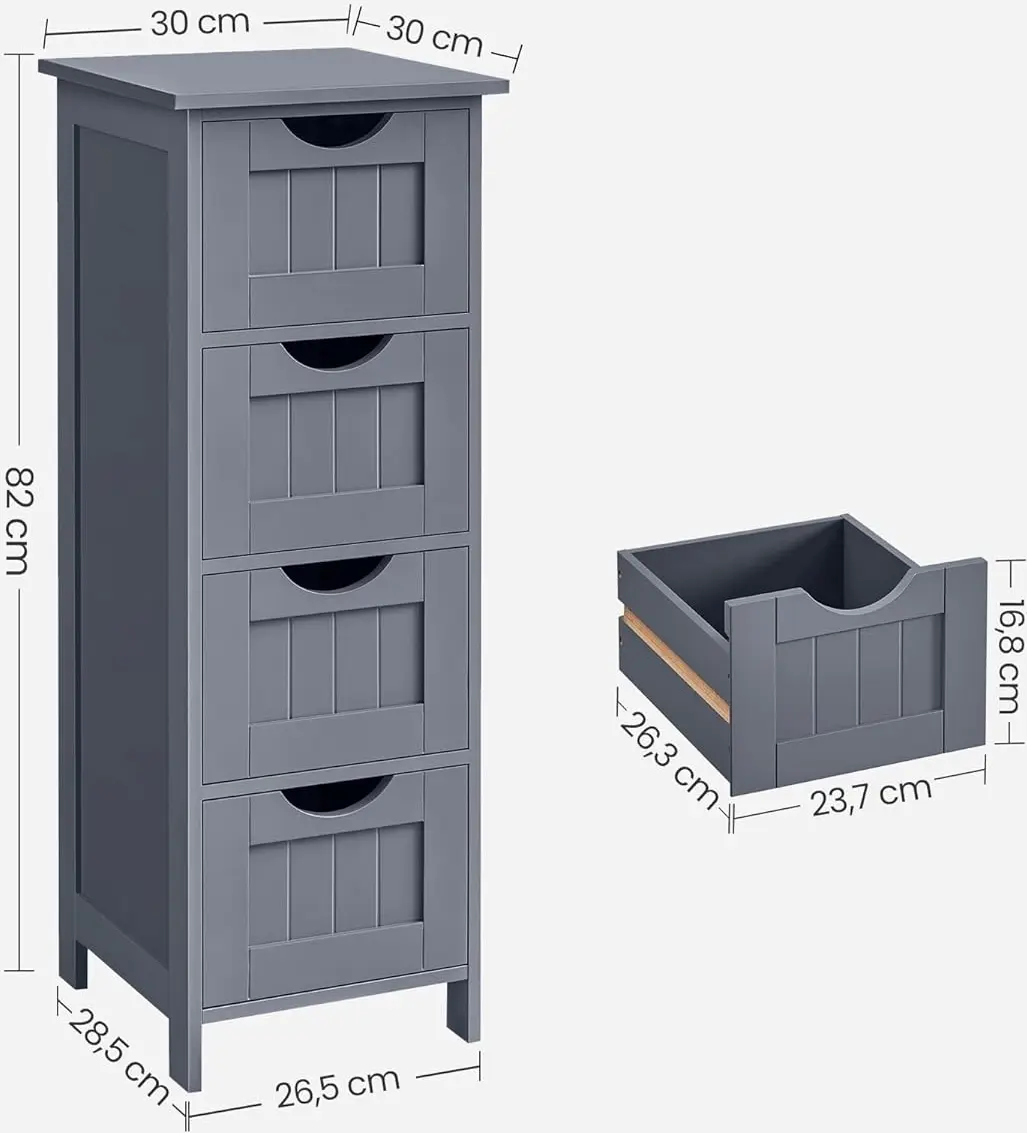 Comoda Vasagle LHC040G01 (Grey) - 8